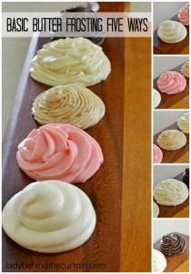 wedding photo - Basic Butter Frosting Five Ways