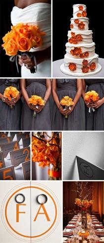 wedding photo - Why You Should Consider An Orange Wedding Color - WeddingDash.com