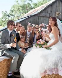 wedding photo - A Casual, Rustic Outdoor Wedding On A Farm In California