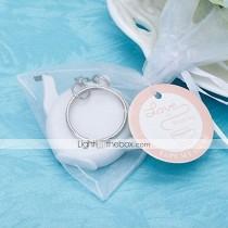 wedding photo -  Recipient Gifts - 1Piece/Set, Teapot keychain with tape measure Baby Shower Favors, Bridal Shower Favors