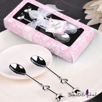 wedding photo -  Beter Gifts® Heart Design Stainless Steel Coffee Spoon Set