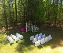 wedding photo - Henginey & Cesar Backyard Ceremony