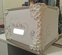 wedding photo - Customized Wedding Card Box with Hearts