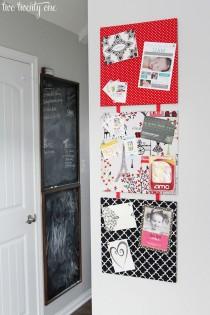 wedding photo - Fabric Covered Bulletin Boards