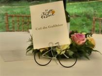wedding photo - Wedding Bicycle table number holders