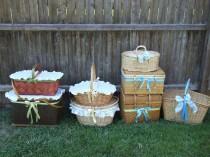 wedding photo - Customizable Concept - Personalized/ Custom Picnic Baskets and Bubble Baskets for Weddings/Baby Showers/ Events