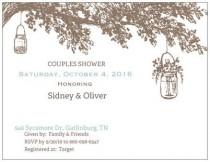 wedding photo - Rustic Woodland Wedding Invitations Save the Date Tree Initials Engraved bridal shower invites Whimsical Engagement Party RSVP cards