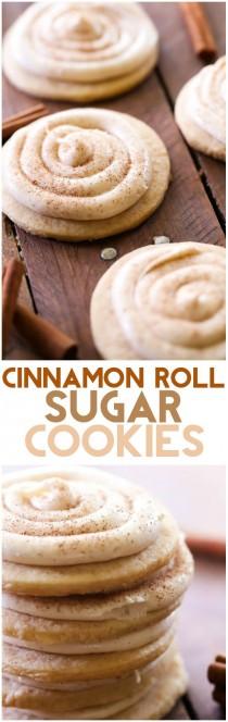 wedding photo - Cinnamon Roll Sugar Cookies