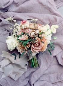 wedding photo - Relaxed Summer Wedding In Blackberry And Lavender