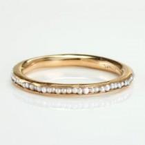 wedding photo - Pearl-gold-ring - Once Wed