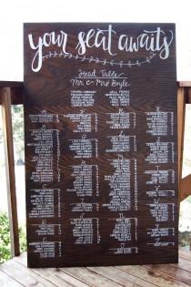 wedding photo - Wedding Seating Chart
