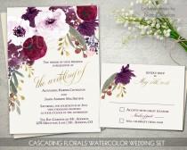 wedding photo - Boho Chic Wedding Invitation Printable Set 