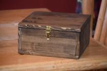 wedding photo - Medium keepsake box, memory box, baby memory box, anniversary box, decorative box, wooden box, wooden keepsake box
