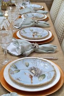 wedding photo - Springy Seder - A Nature Inspired Spring Table Setting