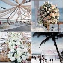 wedding photo - Glamorous Mexico Destination Wedding By The Beach