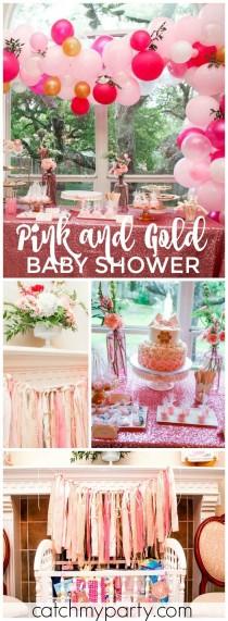 wedding photo - Pink And Gold / Baby Shower "Pink And Gold"