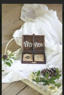 wedding photo - Ring bearer box