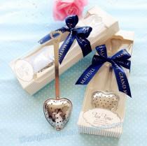 wedding photo - Beter Gifts® Teatime Tea infuser Filter Bridesmaids Bridal favors WJ035/c