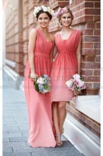 wedding photo -  Sorella Vita Coral Ombre Bridesmaid Dress Style 8471OM - Bridesmaid Dresses 2016 - Bridesmaid Dresses