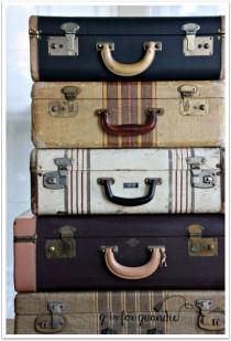 wedding photo - A Vintage Suitcase Collection.