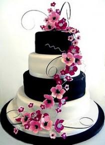wedding photo - Black, White & Pink Wedding Ideas: Wedding Color Themes