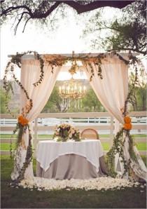 wedding photo - 15 Creative Wedding Canopies Perfect For Your Big Day