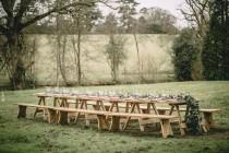 wedding photo - Table Decor Inspiration For An Outdoor Bohemian Wedding