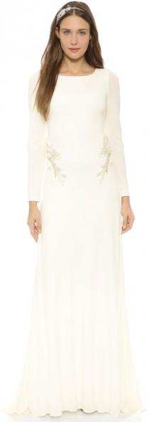 wedding photo - Badgley Mischka Collection Open Back Jersey Gown
