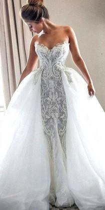 wedding photo - Sweetheart Vintage Lace Wedding Dresses
