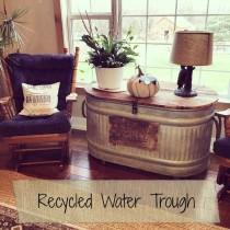 wedding photo - Our Recycled Water Trough: An Update And How-To