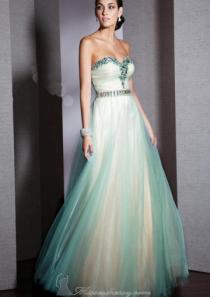 wedding photo -  Sweetheart Crystals Tulle Floor Length Ball Gown
