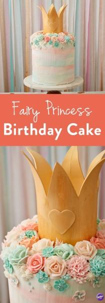 wedding photo - Fairy Princess Birthday Cake