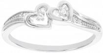 wedding photo - MODERN BRIDE Lumastar Diamond-Accent Sterling Silver Promise Ring
