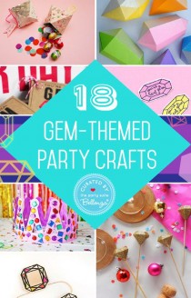 wedding photo - Gem-themed Party Crafts