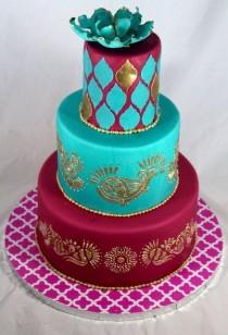 wedding photo - Moroccan Theme Cake