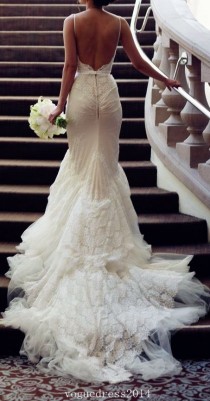 wedding photo - Backless Wedding Dress