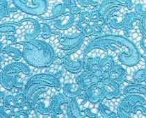 wedding photo - Guipure Lace Fabric, Embroidered Flowers, Hollowed Wedding Lace Fabric for Bridal Dress, Bodices, Skirt, Shorts, Craft Making, 1 Yard
