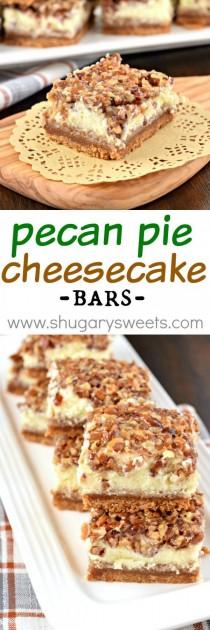wedding photo - Pecan Pie Cheesecake Bars