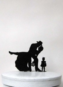 wedding photo - Wedding Cake Topper - Country & Western Wedding with a little cowgirl