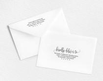 wedding photo - Envelope Template, Printable Envelope, Wedding Envelope Printable, Editable Envelope Template, A7, RSVP, PDF Instant Download 