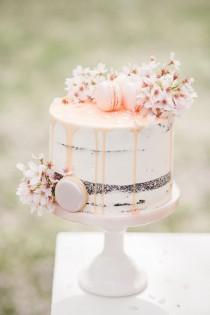 wedding photo - 20 Single Tier Wedding Cakes With Wow