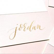 wedding photo - Calligraphy Place Cards, Name Cards, made to order