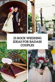 wedding photo - 25 Rock Wedding Ideas For Badass Couples - Weddingomania