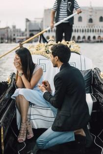 wedding photo - Jes And Nihal's Venice Gondola Proposal