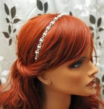 wedding photo -  Bridal Pearl Headband Headpiece, Wedding Pearl Headband, Wedding Hair Accessories, Bridal Wedding Hair Accessory, Wedding Head piece