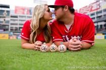 wedding photo - Texas Rangers Engagement Session (Denise & Jonathan)