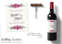 wedding photo -  Personalized Wine Labels, Personalised Wine Labels, Wedding Wine Label, Printable Label, Wedding Printable, Wedding Stationary, Wine Label