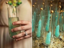 wedding photo - Rock Candy Champagne Cocktail - Weddingsabeautiful