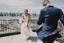 wedding photo - The Bride And Groom In This Wythe Hotel Wedding Work In Fashion, So You Know It's Fabulous