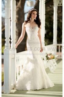 wedding photo -  Martina Liana Strapless Lace Fit And Flare Wedding Dress Style 787